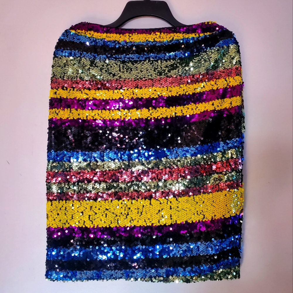 Shimmering Sequins Skirt Size 8-10